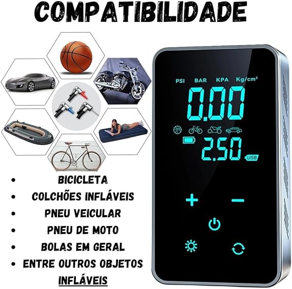 Bomba de Ar Portátil