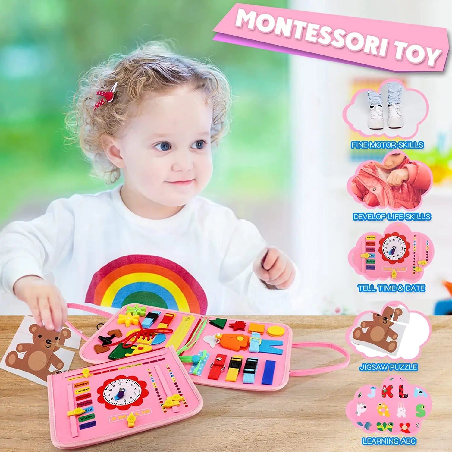 Livros sensorial Montessori