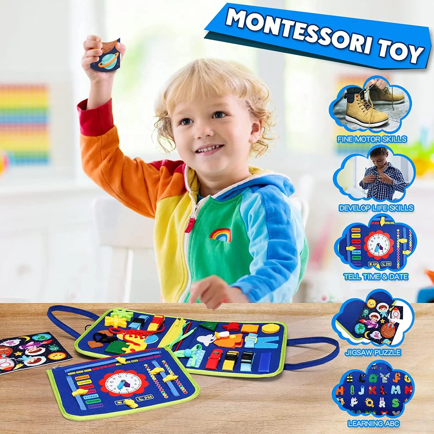 Livros sensorial Montessori