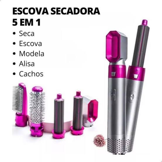 Escova Modeladora 5 em 1 - Tem Geral