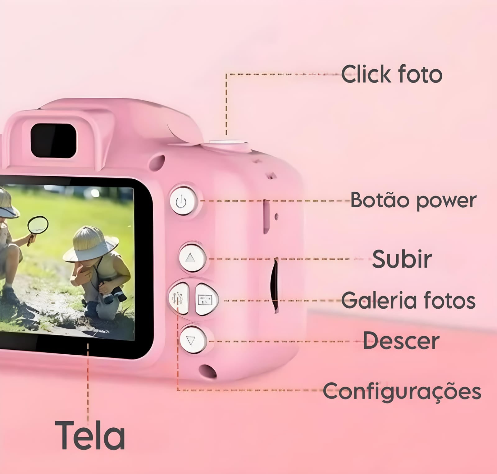 Câmera Infantil Digital
