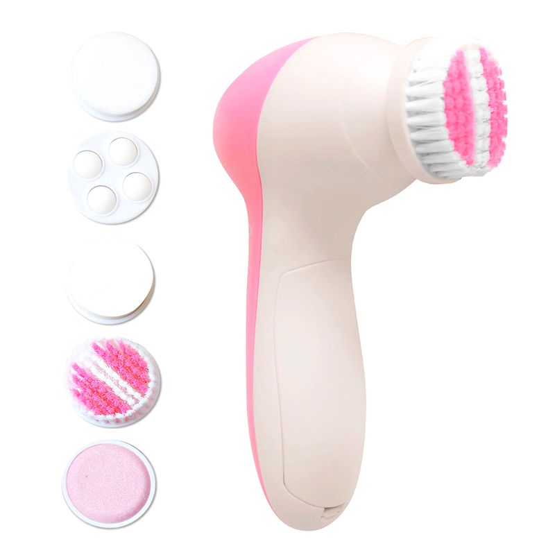 Massageador 5 em 1 Esfoliante Limpeza Facial