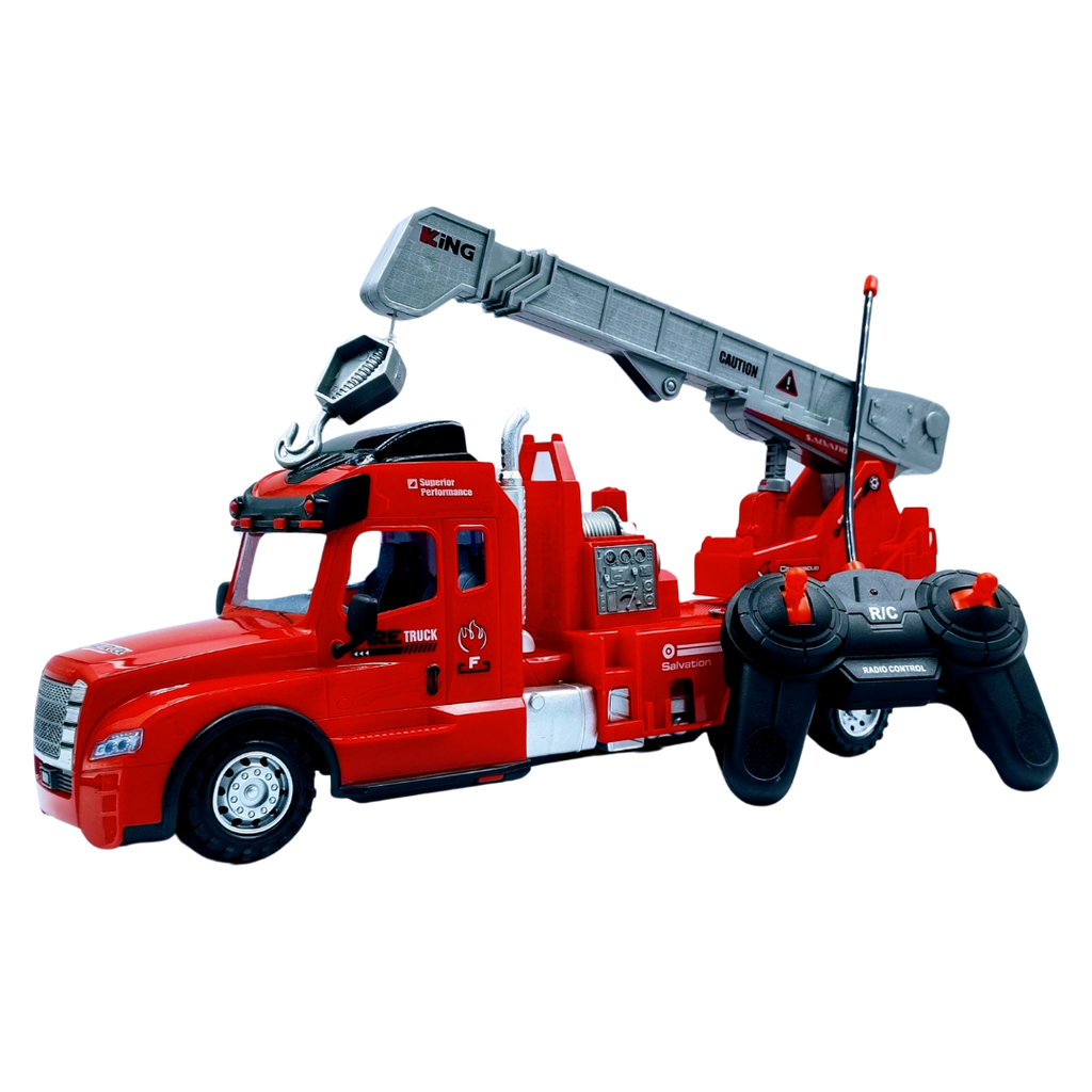 Caminhão de Fire Truck com Luzes e Sons