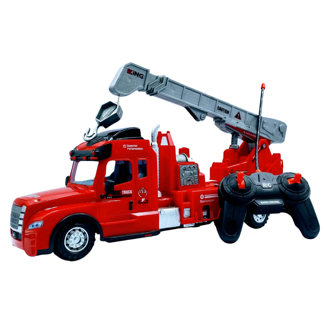 Caminhão de Fire Truck com Luzes e Sons