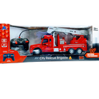 Caminhão de Fire Truck com Luzes e Sons
