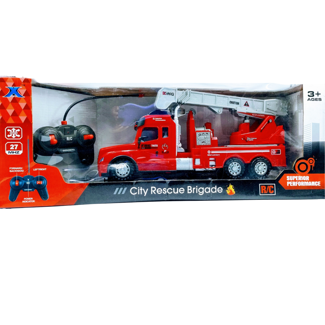 Caminhão de Fire Truck com Luzes e Sons