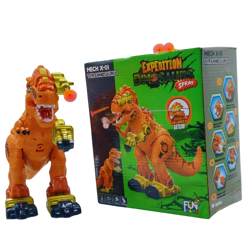 Dinossauro Mecânico Mech X-01 - Tiranossauro Rex