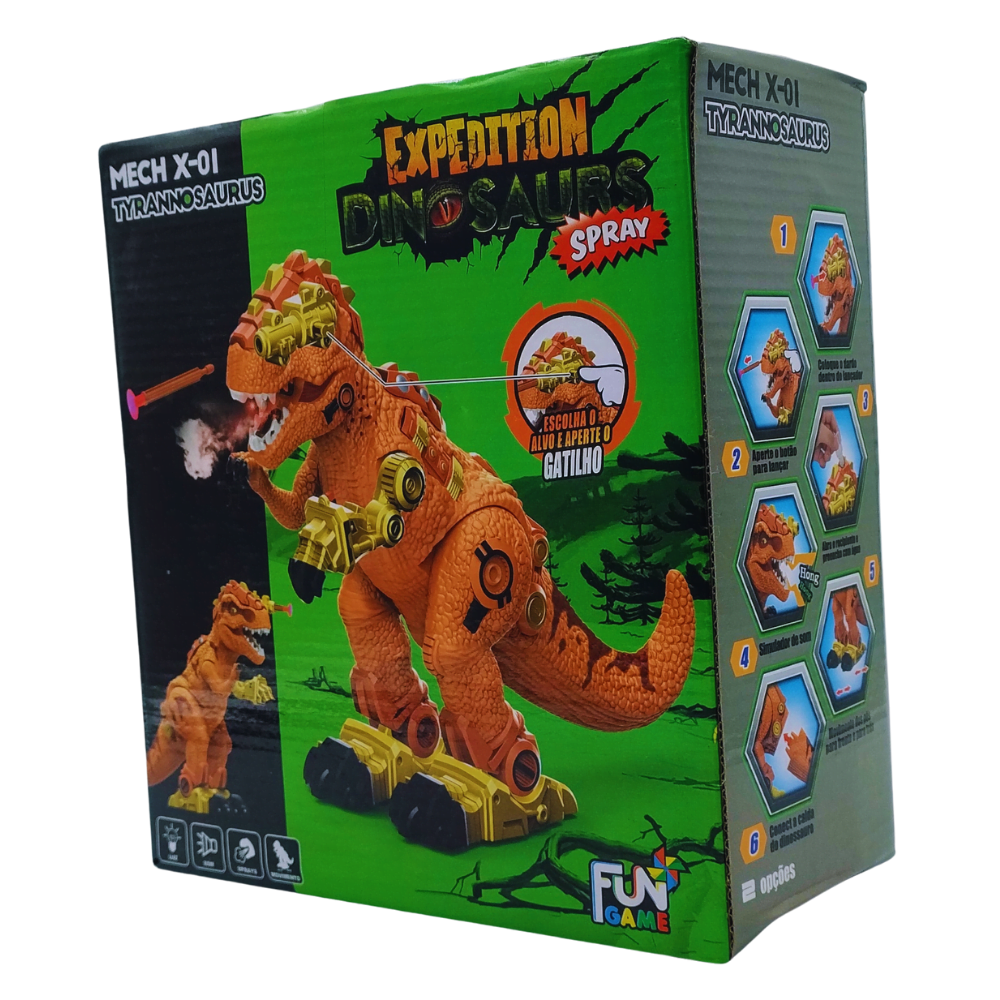Dinossauro Mecânico Mech X-01 - Tiranossauro Rex